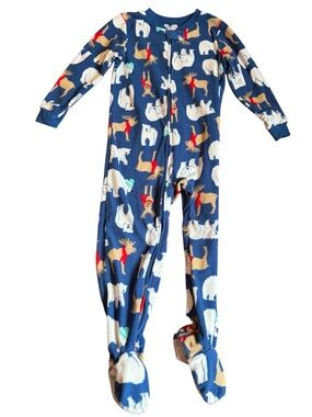 Carter's Polar Bear and Moose Fleece Pajama